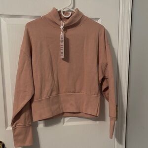 Turtleneck sweatshirt